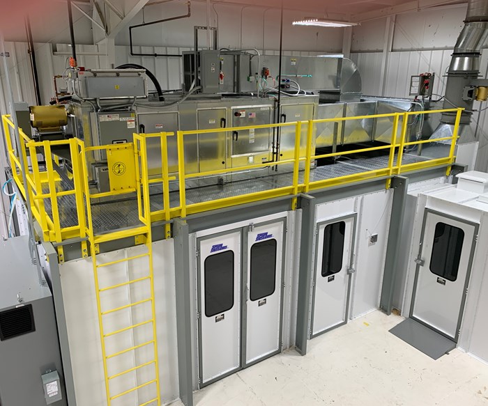 Spray Systems Offers Custom Paint, Finishing Booths